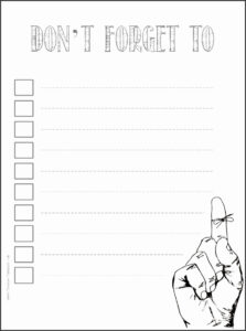 10 Blank To Do List Template SampleTemplatess SampleTemplatess