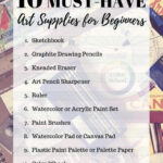 10 Must Have Art Supplies For Beginners Art Supply List Art