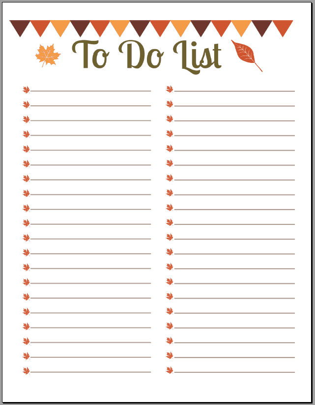 10 Printable To Do List Templates Excel Templates