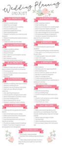 10 Printable Wedding Checklists For The Organized Bride SheKnows