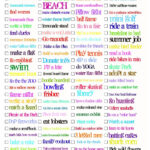 100 Things To Do This SUMMER PDF JADERBOMB Summer To Do List
