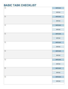 15 Free Task List Templates Smartsheet