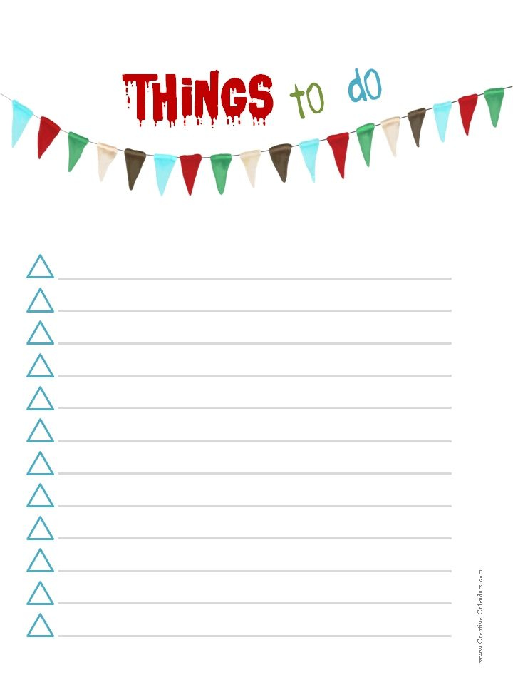 23 Best To Do List Images On Pinterest Checklist Template Daily 