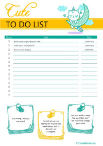 27 Printable To Do List Checklist Templates Excel Word PDF