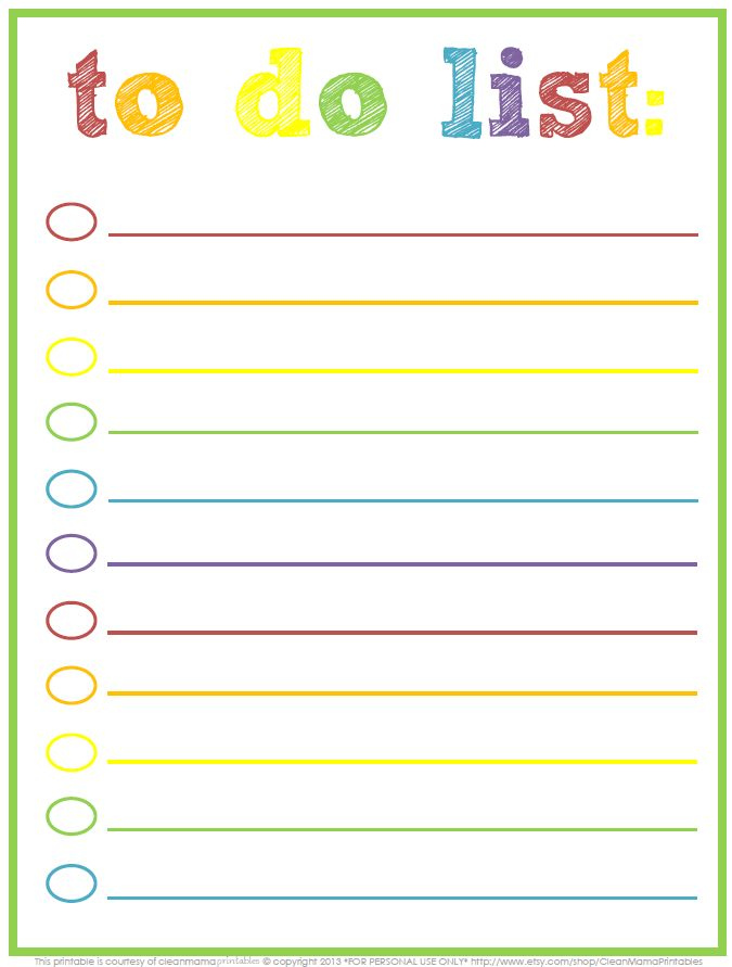 3 Free Printable To Do Lists To Jumpstart Your Productivity Agendas 