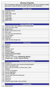45 Great Moving Checklists Checklist For Moving In Out TemplateLab