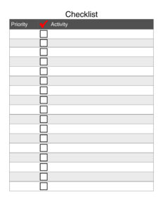 47 Printable To Do List Checklist Templates Excel Word PDF