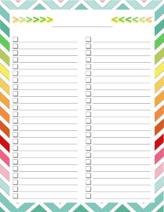 47 Printable To Do List Checklist Templates Excel Word PDF