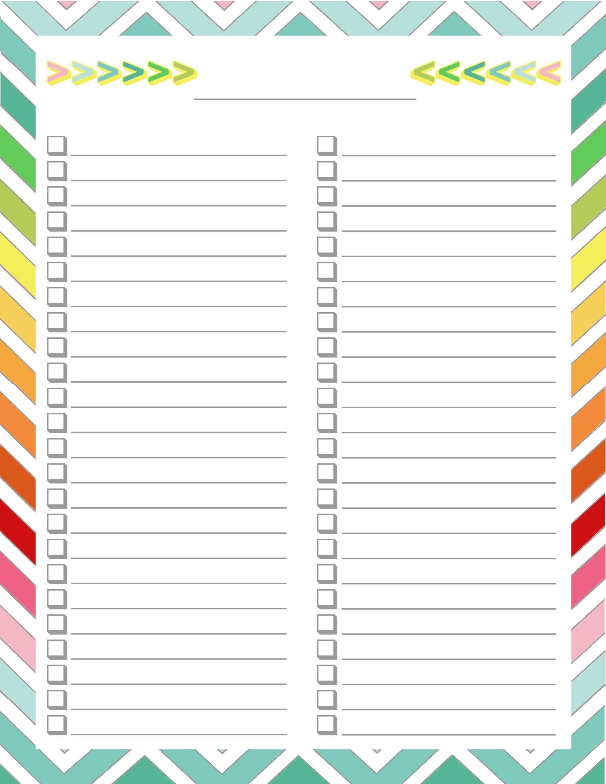 47 Printable To Do List Checklist Templates Excel Word PDF 