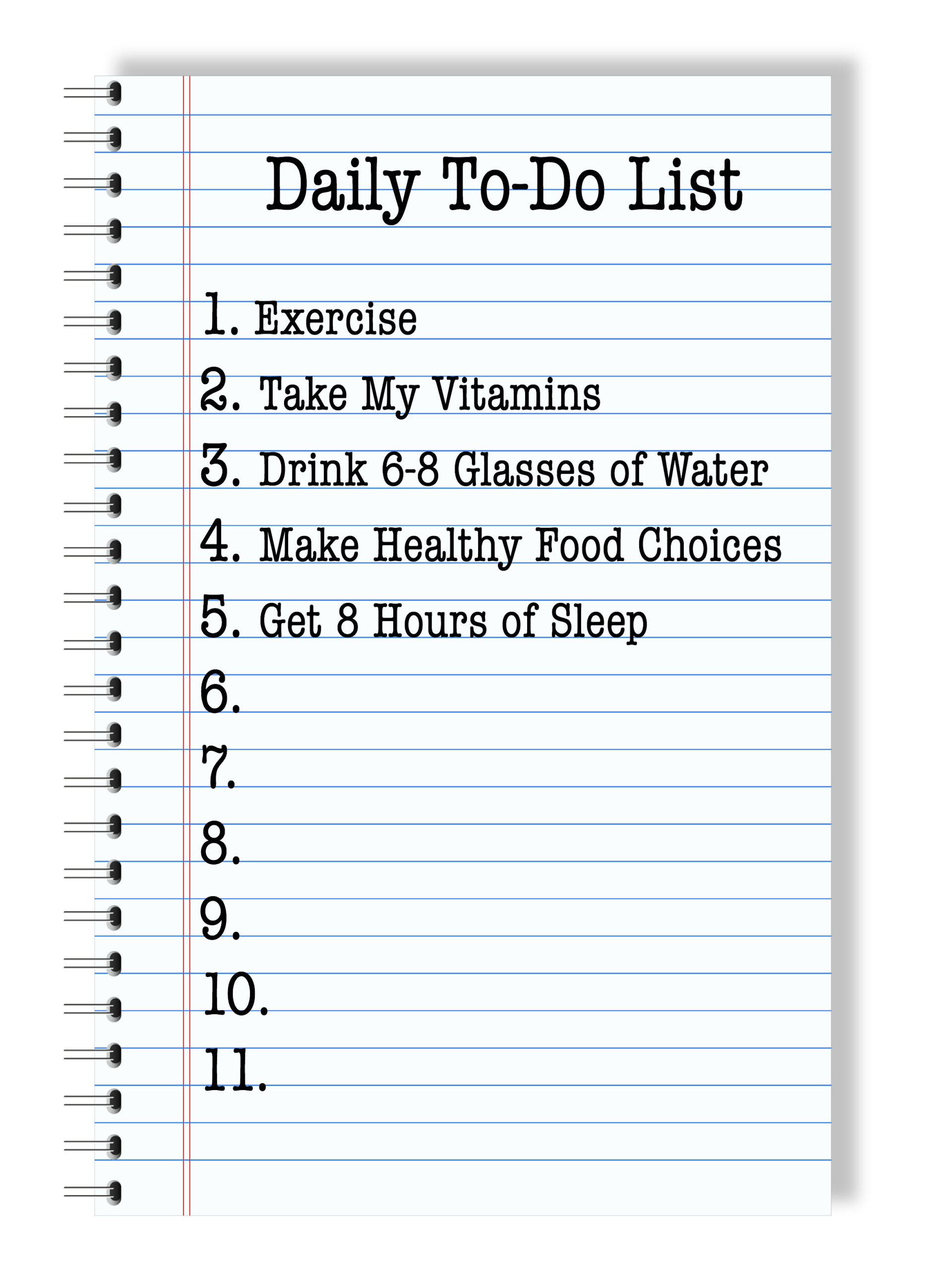My Daily To Do List Printable