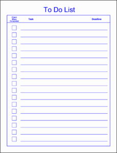 6 Editable To Do List Template SampleTemplatess SampleTemplatess