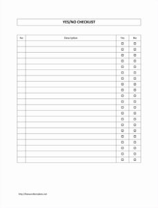 8 Check Off List Template Excel Excel Templates
