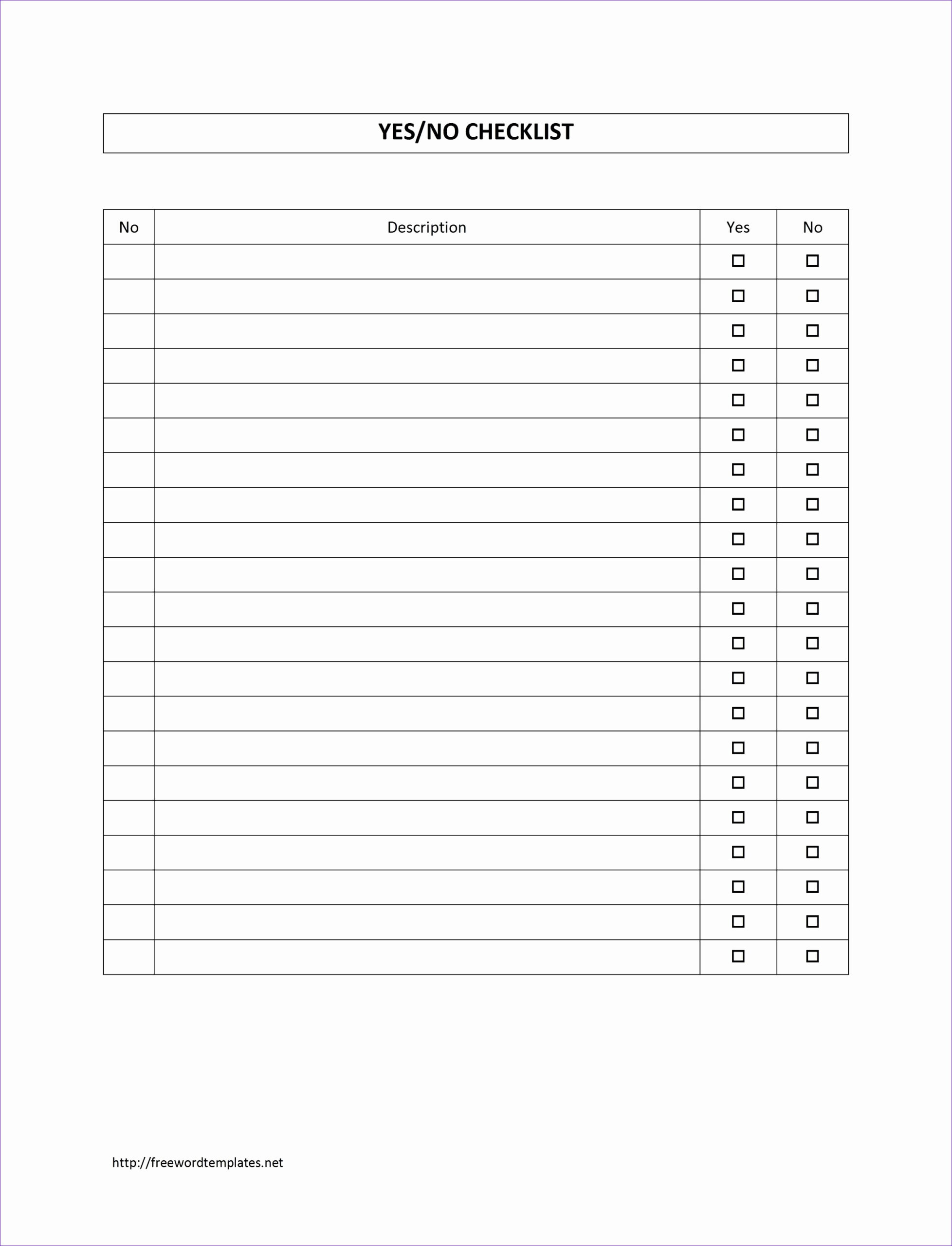 8 Check Off List Template Excel Excel Templates