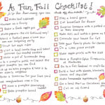 A Fall Checklist FREE Printable Happy Home Fairy