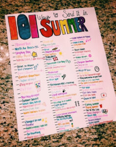 amirabiscoe Bucket List For Teens Summer Bucket List For Teens
