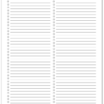 Black And White Master To Do List Printables In Three Sizes Daily