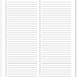 Black And White Master To Do List Printables In Three Sizes To Do
