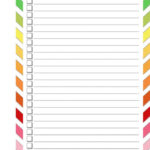 Blank List Half Page Diy Home Sweet Home Planner Printables Free