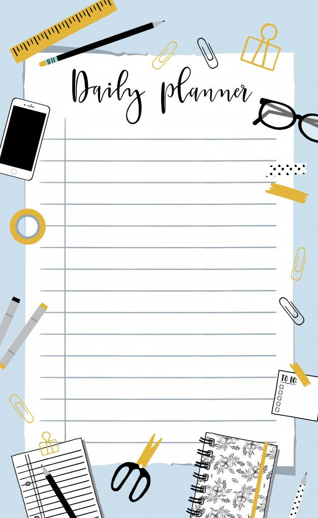 Blank To Do List Copyspace Print Design Template Note Writing Paper 