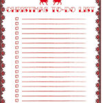 Bucket LIST NATALE Christmas To Do List Christmas Checklist Free