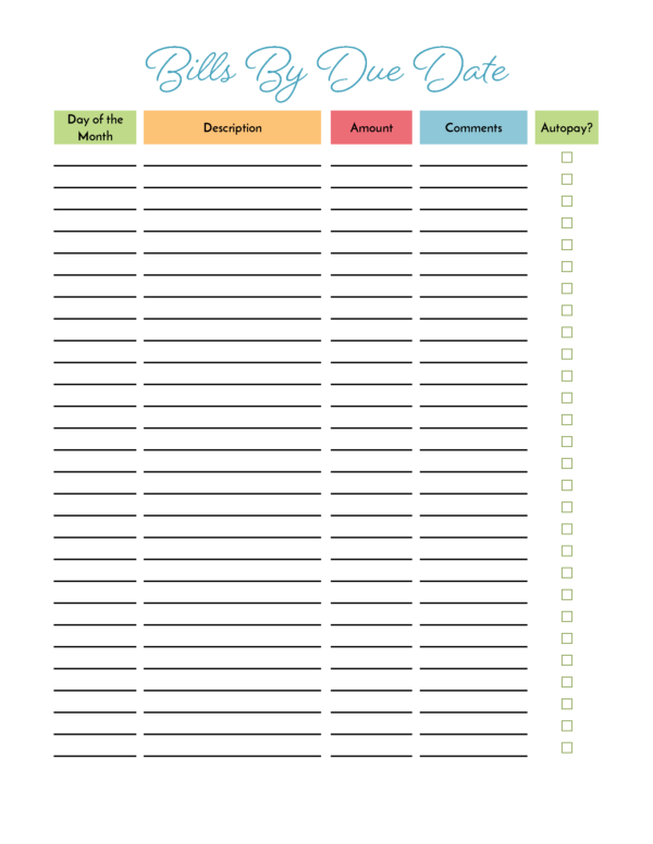 Budget Binder Printable How To Organize Your Finances