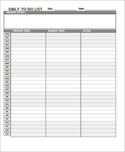 Business To Do List Templates Free Word PDF Format Download Free