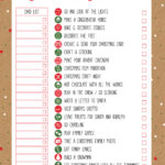 Christmas Checklist Template Christmas Checklist Christmas