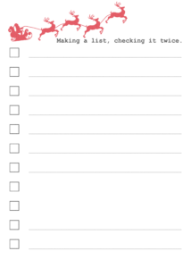 Christmas To do Lists With Images Christmas To Do List Christmas