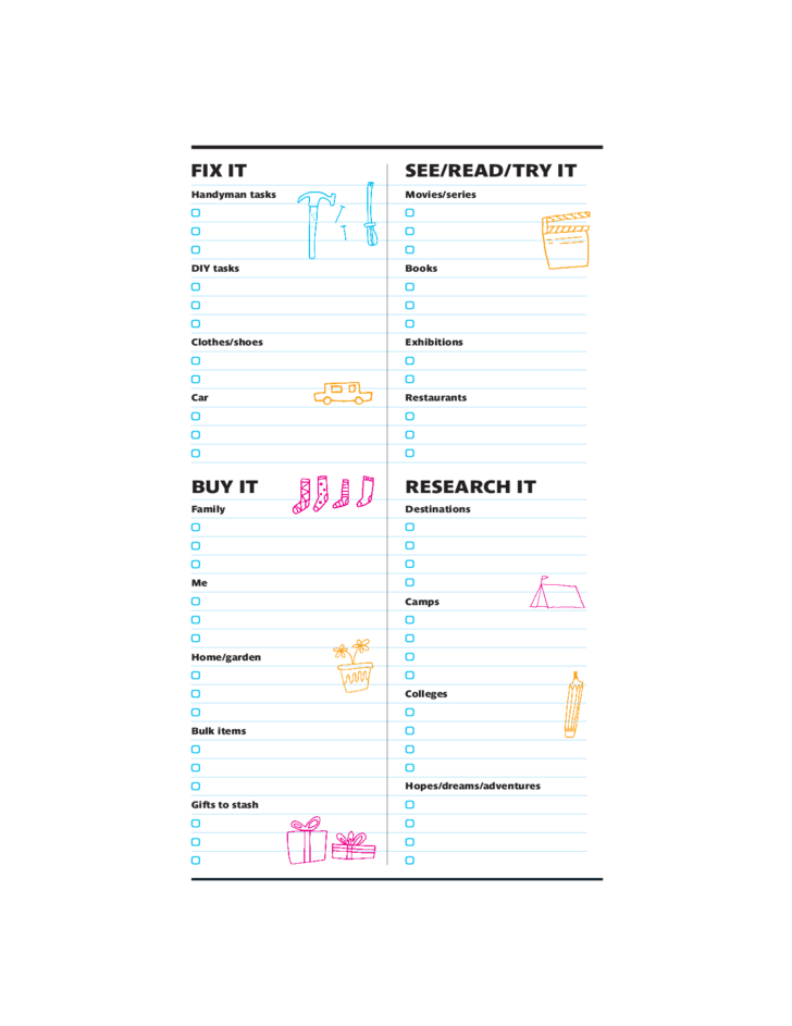 Creative To Do List Template Free Download