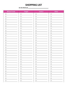 Customizable Printable Shopping List By GraceByFaith On Etsy