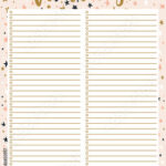Cute A4 Template For To Do List With Lettering On Decorative Pastel