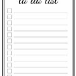 Cute Daily To Do List Printable FREE DOWNLOAD