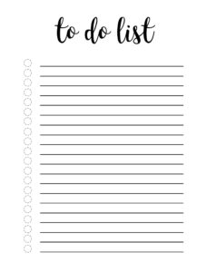 Cute To Do List Template Word Excel Digitally Credible Calendars Cute