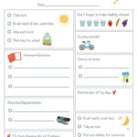 Daily Checklist For Kids Notepad Shop Annie Taylor Design Kids