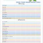 Daily Routine Chart For Kids The Organized Mom