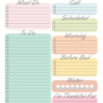 Daily To Do List Free Printables To Do Lists Printable Daily Planner