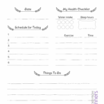 Daily To Do List With Rustic Pattern Sections Available In This