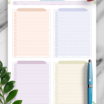 Download Printable Daily To Do List Floral Style PDF