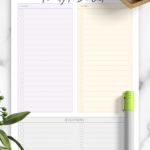 Download Printable Family To Do List For Two Persons PDF