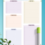 Download Printable Party To Do List Floral Style PDF