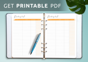 Download Printable Reading List Template With Rating Stars PDF