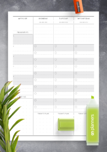 Download Printable Two Page Weekly To Do List Original Style PDF