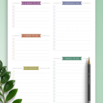 Download Printable Wedding To Do List Template Casual PDF