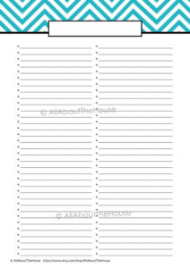 EDITABLE Printable To Do List Printable Shopping List