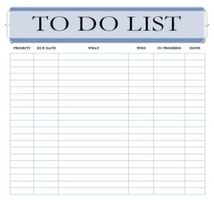Editable To Do List Template The Best To Do List App With A To Do