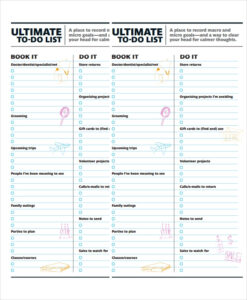 FREE 6 Sample Project To Do List Templates In PDF