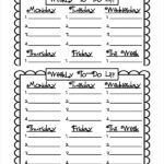 FREE 8 Sample Weekly To Do List Templates In PDF