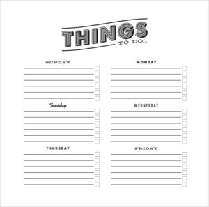 FREE 8 To Do List Samples In PDF