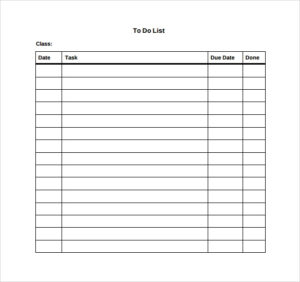FREE 8 To Do List Samples In PDF