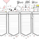 FREE Adorable DIY Cute Planners And Planner Stickers